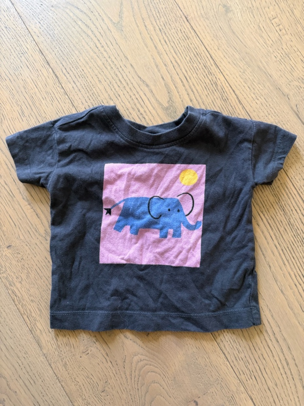 Hanna Andersson Elephant Graphic Tee, 3-6 Montns